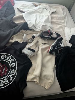 Jordans size 8.5 and all the clothes medium