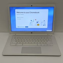 HP Chrome Book 14-db0070nr 14” Touchscreen Laptop w/ Charger - Clean!