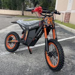 Brand New Electric Dirt Bike! TUTTIO! E-Dirt Bike Financing Deal! $10 To $100 Down Payment!