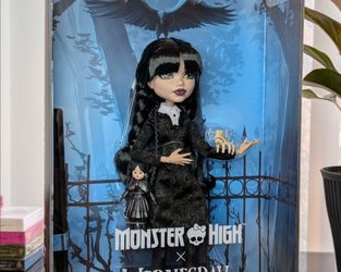 Monster High X Wednesday Series Collectible Wednesday Addams Doll Netflix Season 2 Version