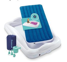 Hiccapop inflatable toddler travel mattress