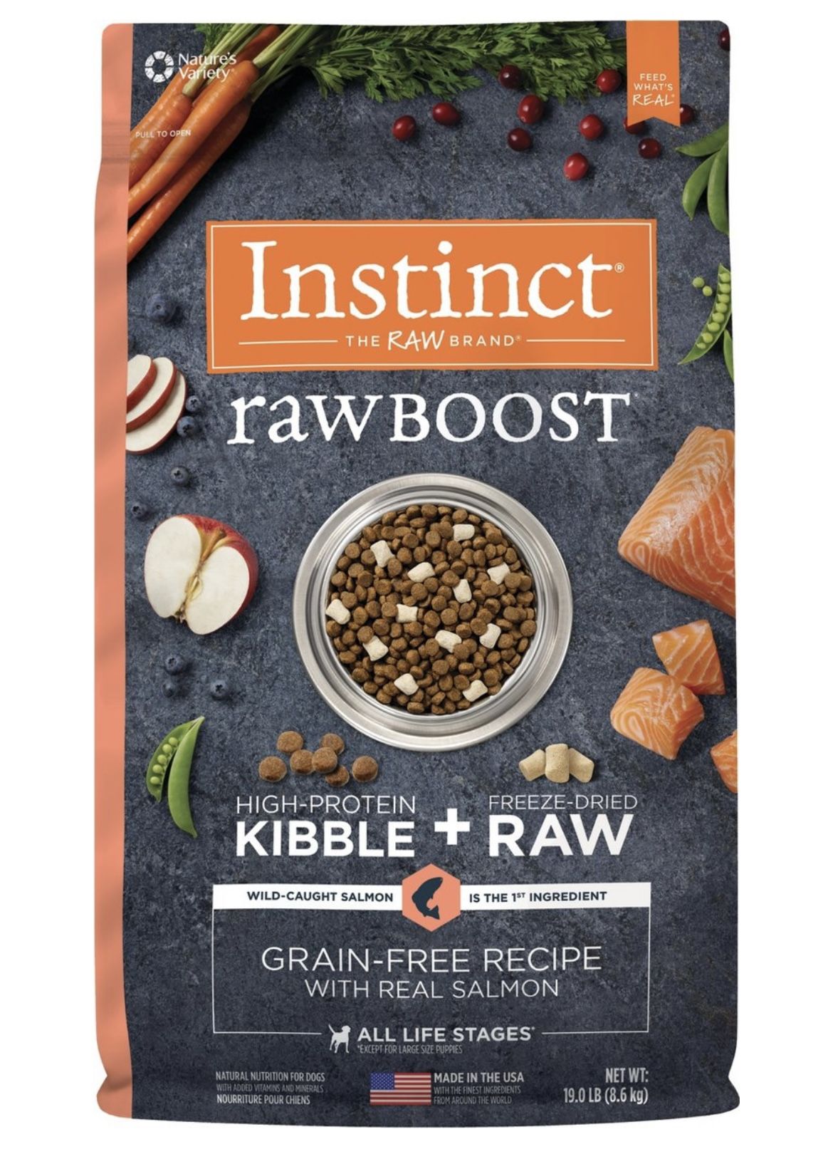 Instinct Raw Boost Dog Food (half price)