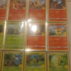 Pokemon Mcdonalds 25th Anniversary Complete Set Non Holo
