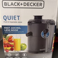 Black + Decker Quiet Fruit & Vegetable juicer JE2500b