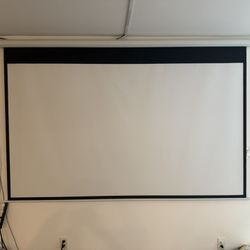 100-Inch Motorized Projector Screen – Great Condition