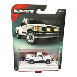 Majorette Collections 1983 Toyota Helus SR5 Pick Up Trunk  1:64 White