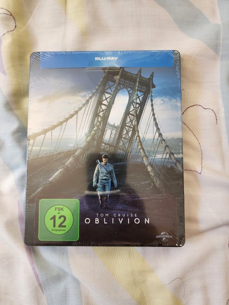 NEW tom cruise oblivion SteelBook Collector Edition Case Movie Blu-ray sci-fi action