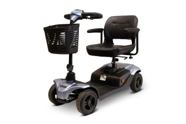 EWheels EW-M41 4-Wheel Travel Scooter - Steel Blue