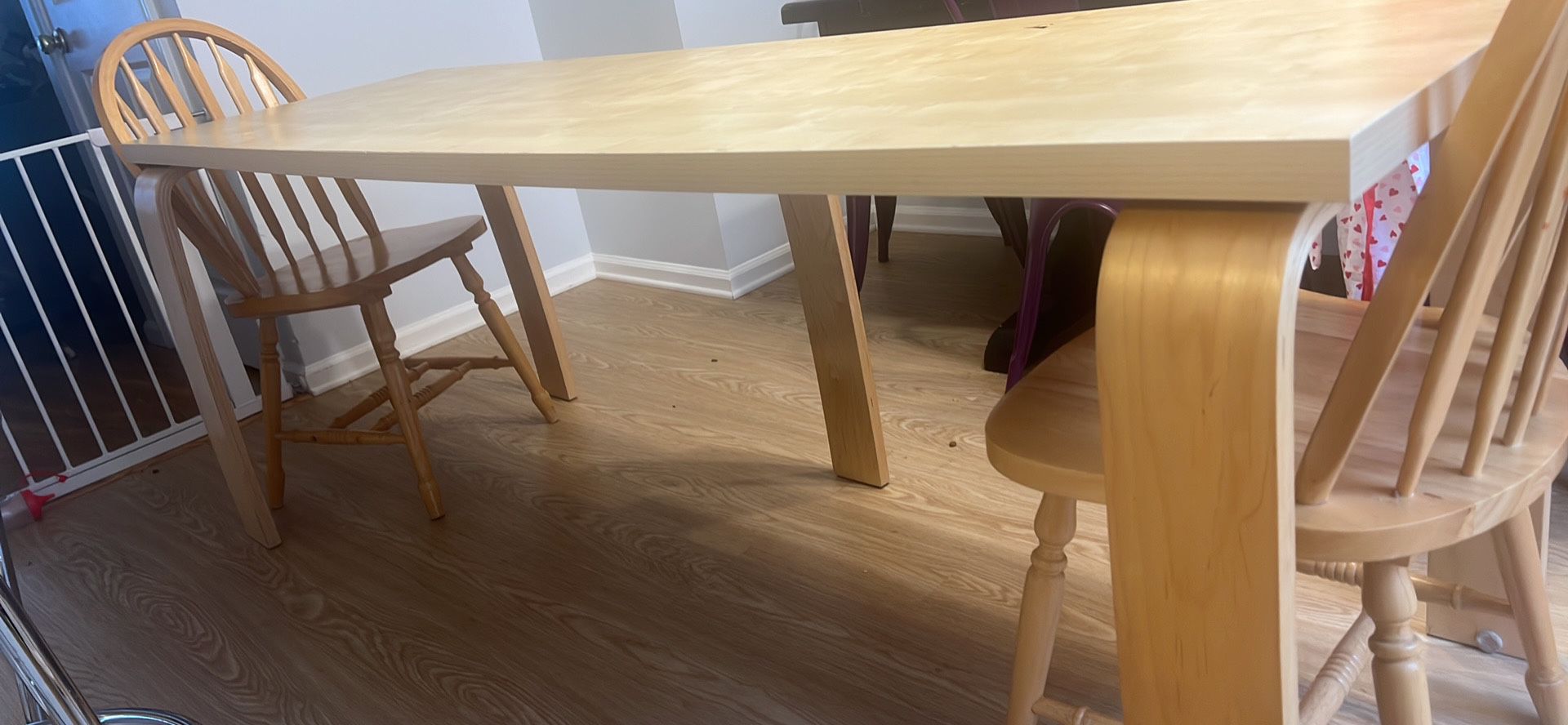 Long Wooden Kitchen Table 