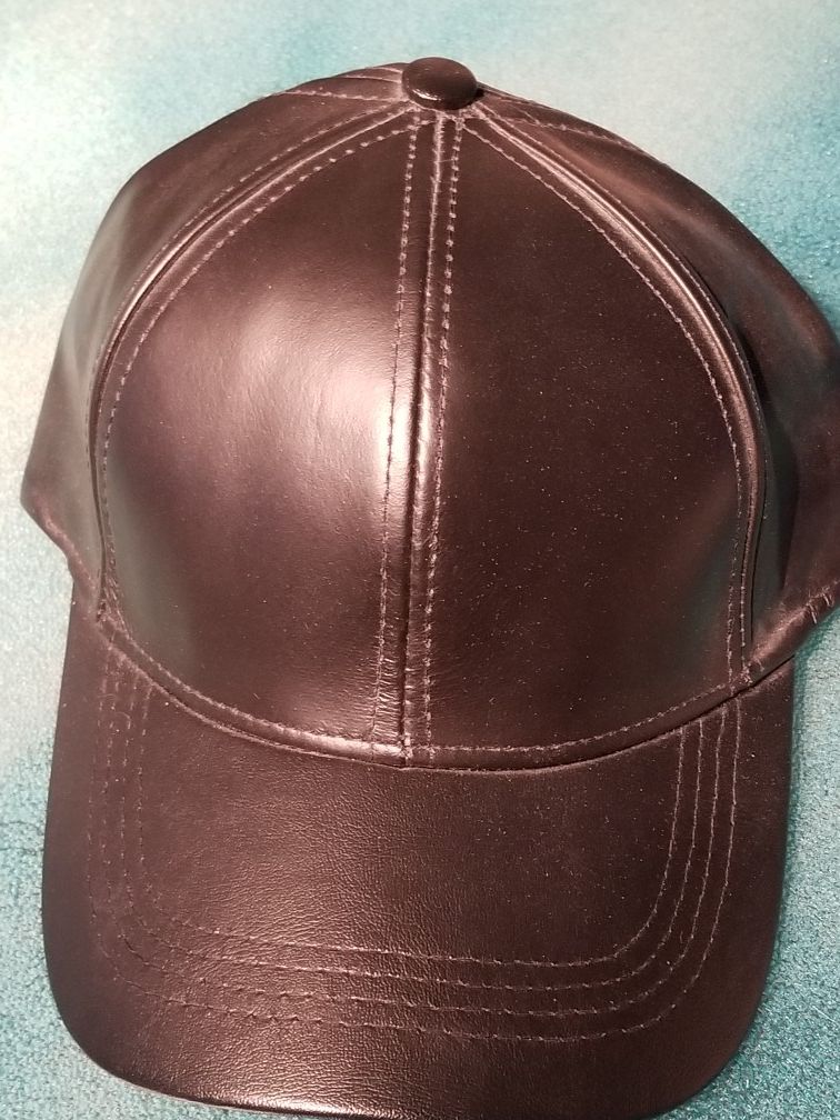 Leather cap