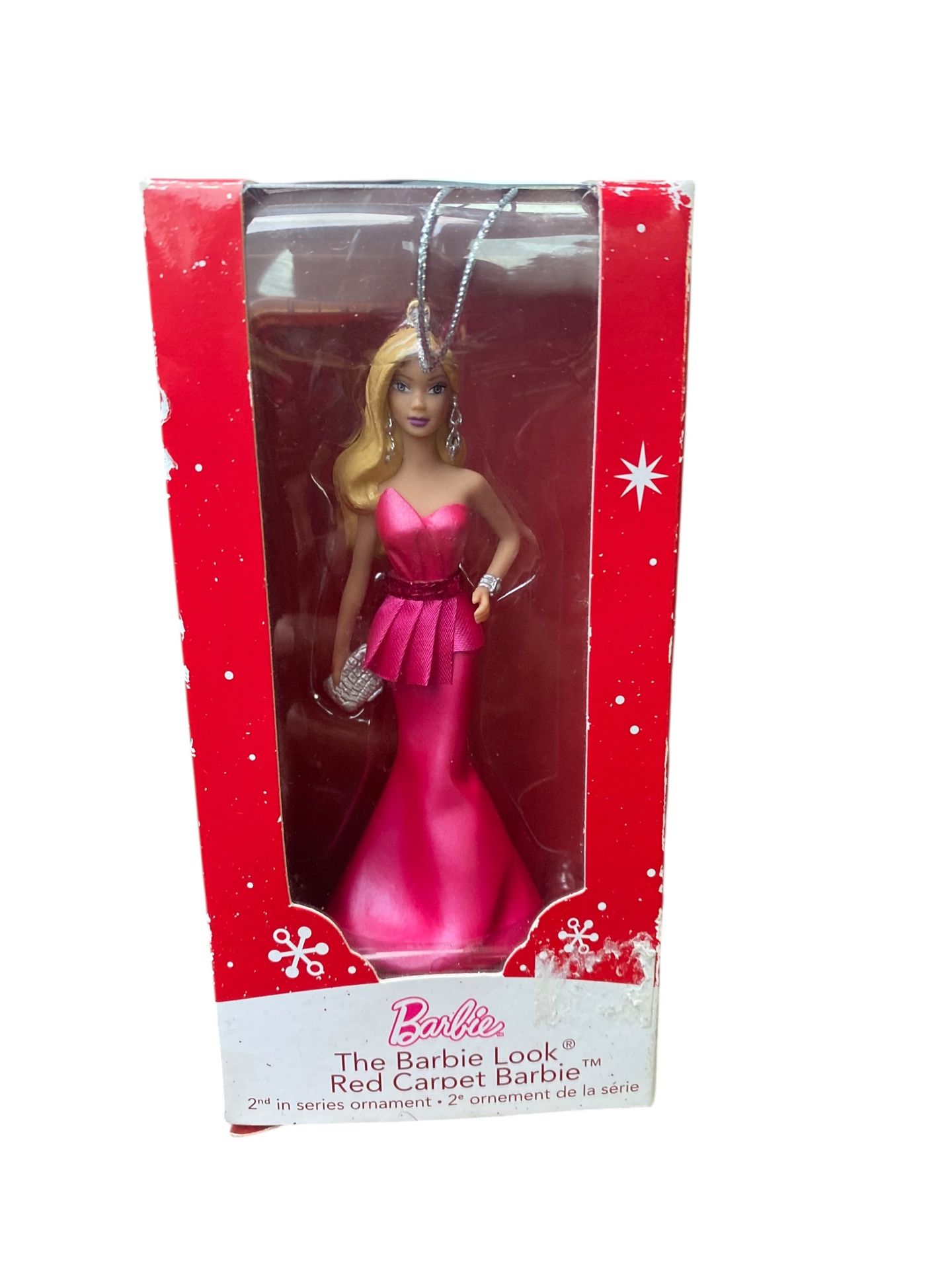 Barbie Ornament 2014 Christmas Heirloom Collection Red Carpet Barbie NOS
