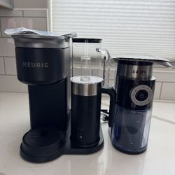 Keurig Pro Coffee Maker And Krups Grinder