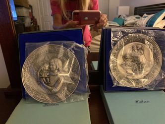 Hudson pewter plates