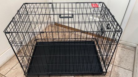 Like New Large Dog Cage Dog Kennel Removable TrayL30W19H21inch
