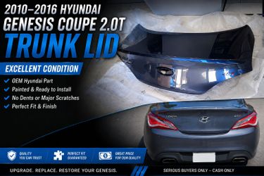 ⚡ OEM HYUNDAI GENESIS COUPE TRUNK LID (2010–2016) ⚡