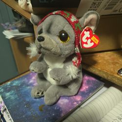Nordic The Christmas Bulldog Mint Condition 6 Inch Beanie Baby