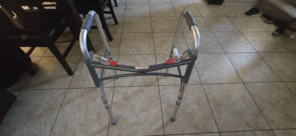 Adjustable Walker Brand New Never Used Perfect For Someone That Needs Suport Walking Or Getting Up From A Sitting Position