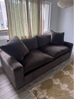 Brown couch