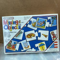 New Mix & Match Missing Objects Game ages 3-7