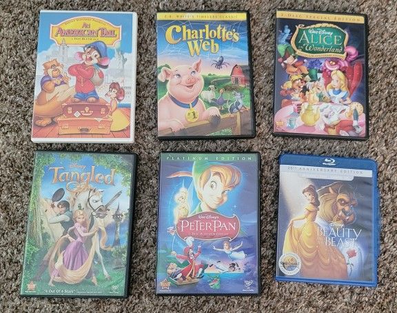 6 Children's DVD Movies