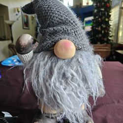 Ceramic Gnome With Lantern