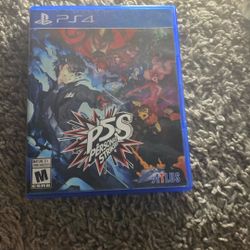 Ps4 persona 5 strikes ( good condition)