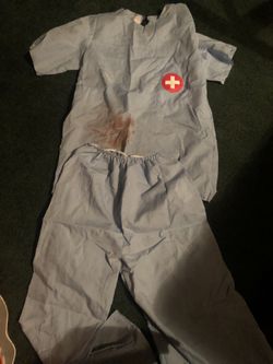 Halloween kids doctor costume 7-8