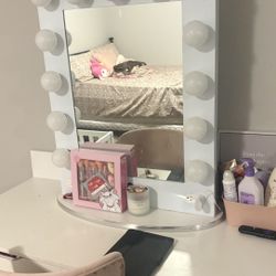 vanity + table 