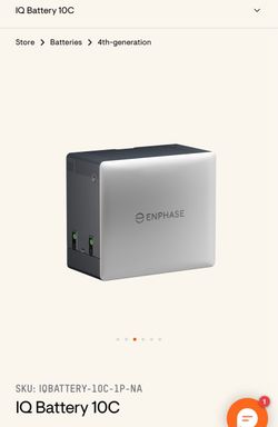 Enphase 10c battery