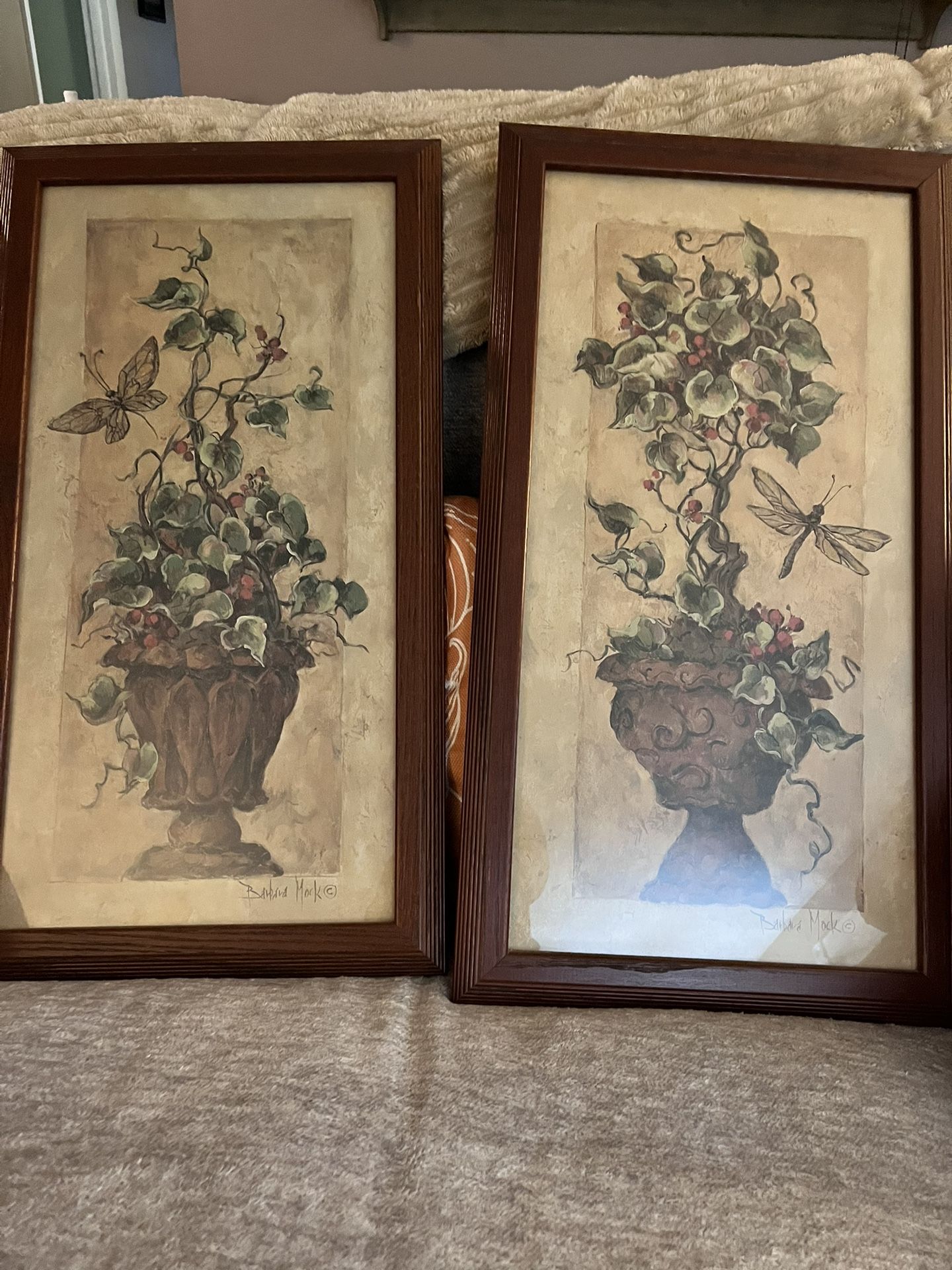 Home Interiors Topiary Picture Set. 