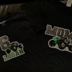 Custom Monster Truck Grave Digger Birthday Shirts