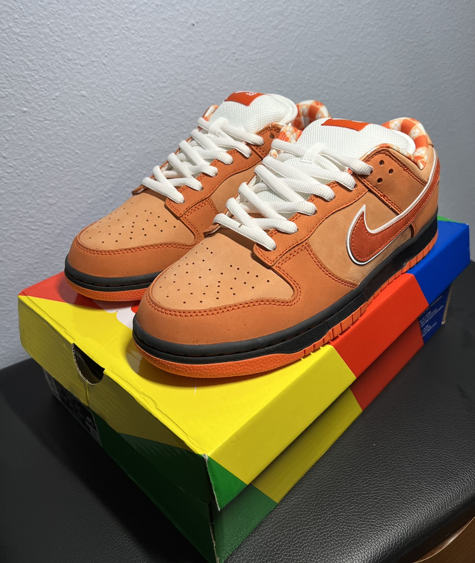 Orange Lobsters Nike SB Low (With free crease protectors)