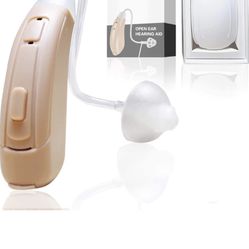Hearing Aids，Hearing Aid for Seniors Small Hearing Amplifier with Noise Cancelling for Adults Hearing Loss Ddigital Ear Hearing Assist Device with 4 L