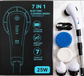 7-in-1 Rechargeable Electric Cleaning Brush