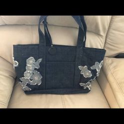 Michael Kors denim tote