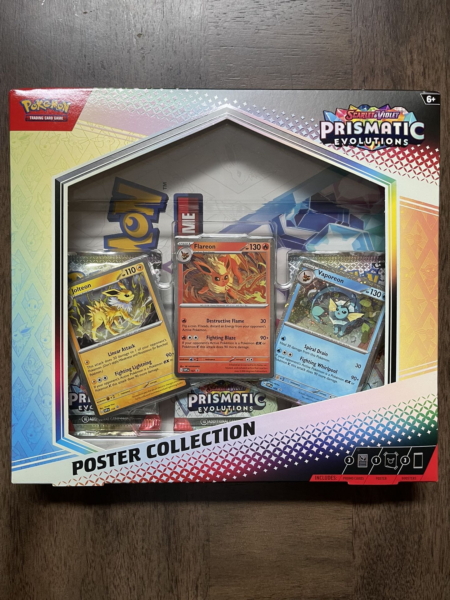 Pokemon Prismatic Evolutions Poster Collection ✨ (3 Packs)
