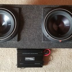 Sound system Amp And Speakers 
