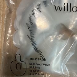Willow Breast pump bags, Spill Proof unused approximately 200