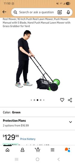 🔥 Manual Lawn Mower $50 🔥