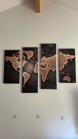 World Map Art