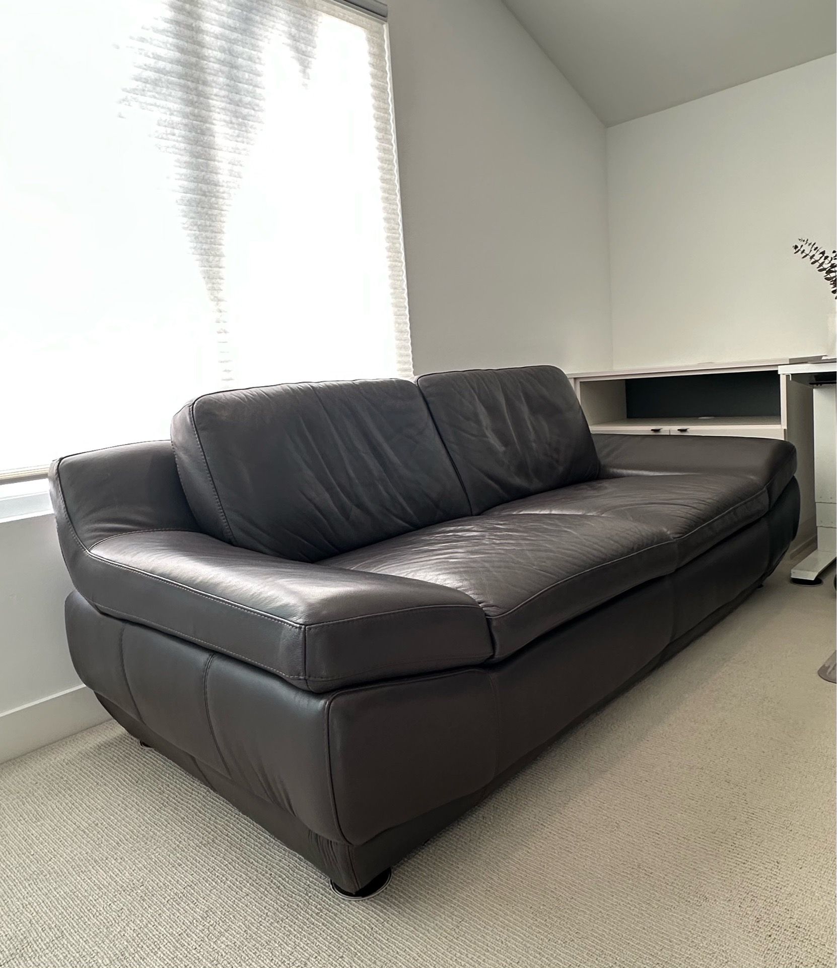 100% quality leather sofa
