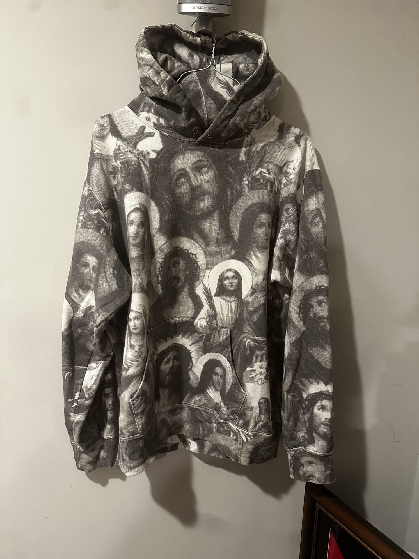 18AW Supreme Jesus And Mary Hoodie