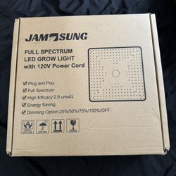 JAMSUNG Full Spectrum High Yield LED Grow Light 120V 150W with Dimming Dial