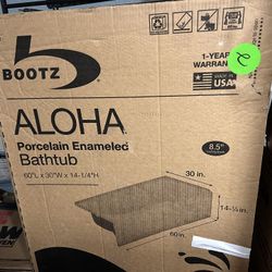 Bootz Aloha porcelain enameled bathtub 