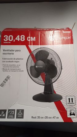 30.48 cm black fan new