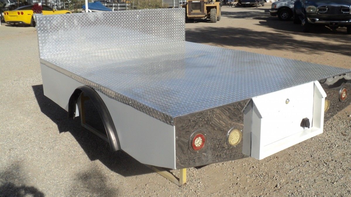 SAVE OVER 33%>Polished Diamond Plate Aluminum Deck Lightweight Flatbed auto parts accessories