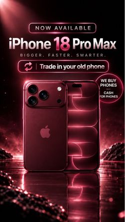 Sell Your 18 pro max 256gb, all colors.