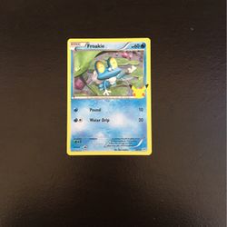 25th Anniversary Pokémon Cards Froakie