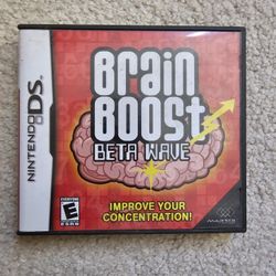 Nintendo Ds Brain Boost Beta Wave Game