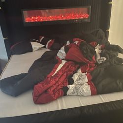 King Size Fire Place Bed